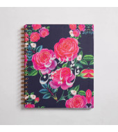 Floral (Ful Ou Yasmin) Wire Notebook- Small