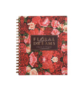 Floral Dreams Notebook Wire Notebook- Small
