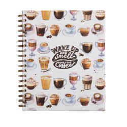 Coffee Notebook Wire Notebook- Small