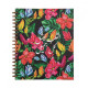 Floral (Al Alb) Wire Notebook- Large