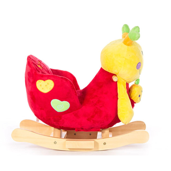 كرسي هزاز خشبي للأطفال