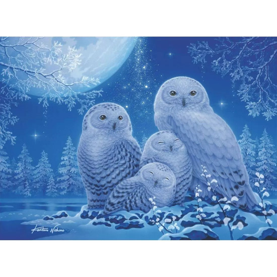 Owls In Moonlight - 500 Pcs