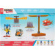 Sonic The Hedgehog Action Figures 2.5I Inch Diorama Set