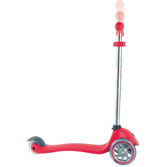 سكوتر 3 عجلات قابل للطي من بريمو ، لون أحمر