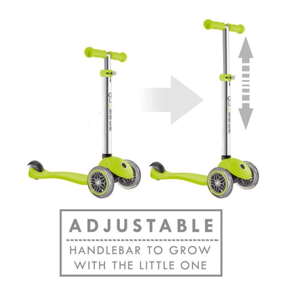 Primo Foldable 3 Wheel Scooter, Lime Green
