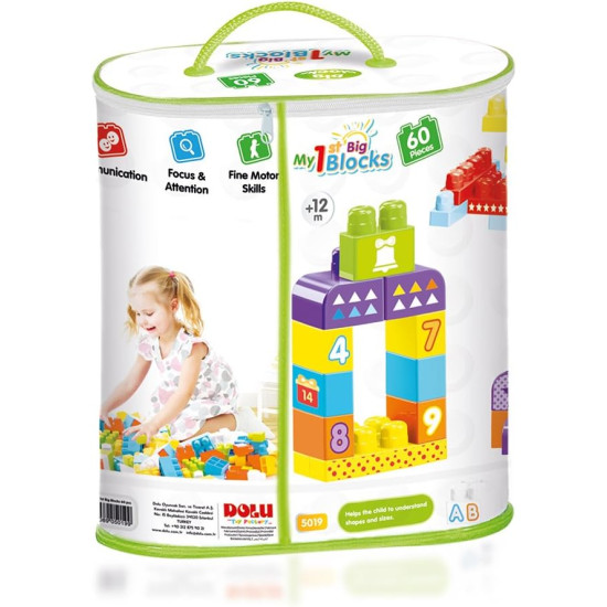 Dolu My 1st Big Blocks 60Pcs