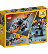 Creator 3 In 1 Cyber Drone Building - LEGO