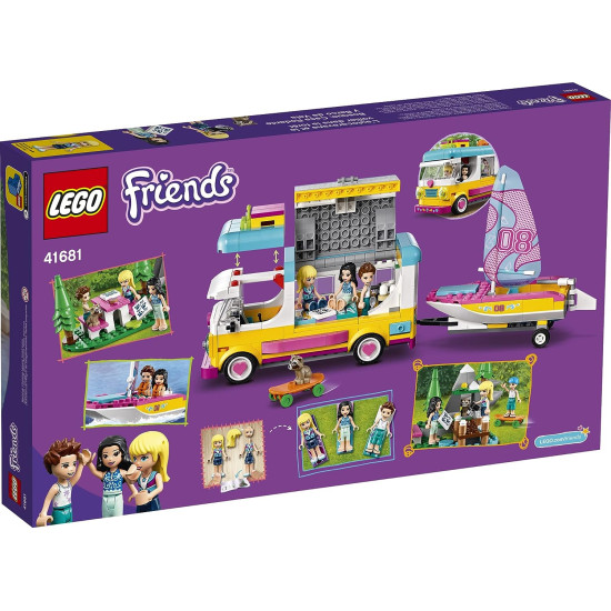 Friends Forest Camper Van And Sailboat -LEGO