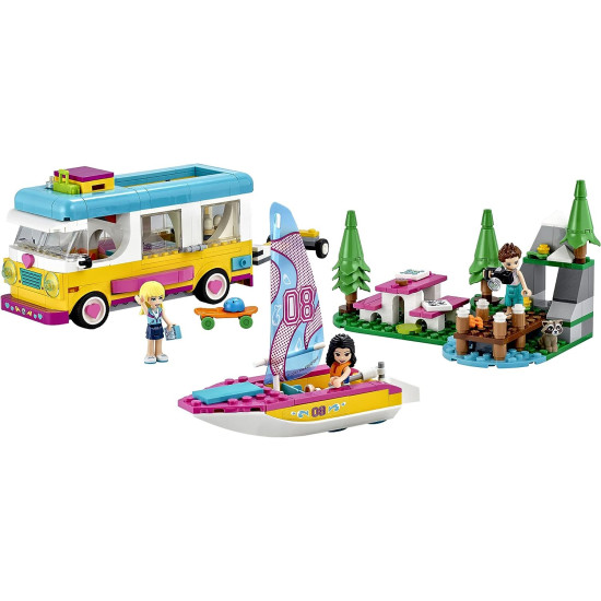 Friends Forest Camper Van And Sailboat -LEGO