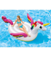 Mega Inflatable Pool float swim Unicorn Island - INTEX