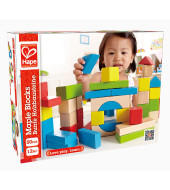 Wooden Maple Blocks - 50 Pcs