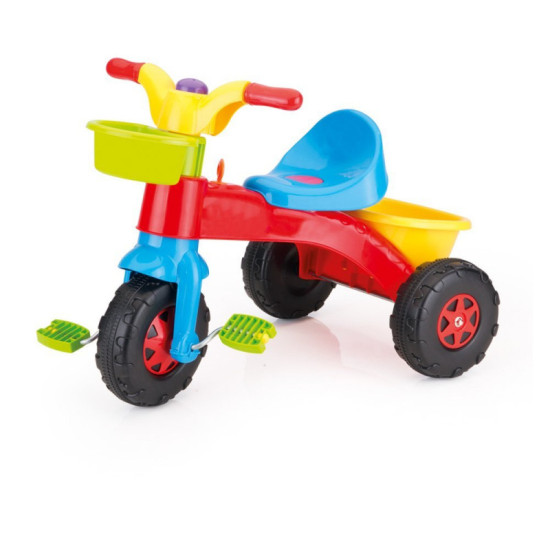 سيارة ثلاثية الاعجال مع مقبض يد للوالدين - دولو