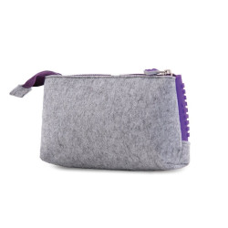 Pixie pencil case - Gray & Purple
