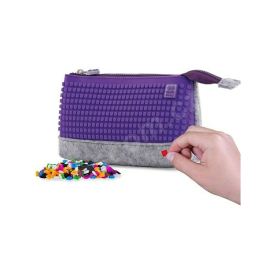Pixie pencil case - Gray & Purple