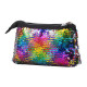 Creative Pixelated Pencil Case - Black Sequins