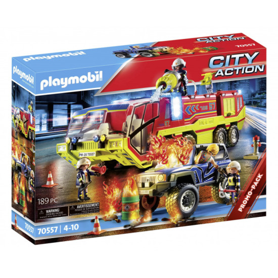 Fire Engine With Truck 189 Pcs - Playmobil