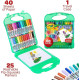 Washable Markers & Paper Set - 65Pcs