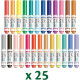 Washable Markers & Paper Set - 65Pcs