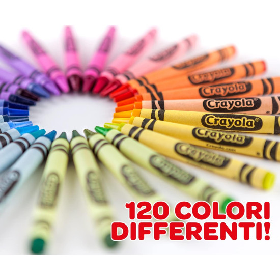 Crayons 120 colors - with sharpener