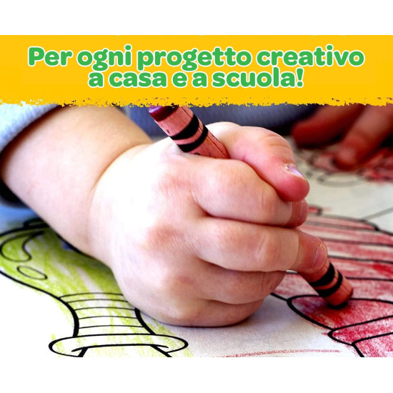 Crayons 120 colors - with sharpener