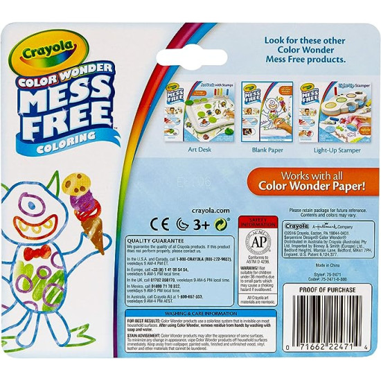 Crayola Color Wonder Mess Free- 10 Markers