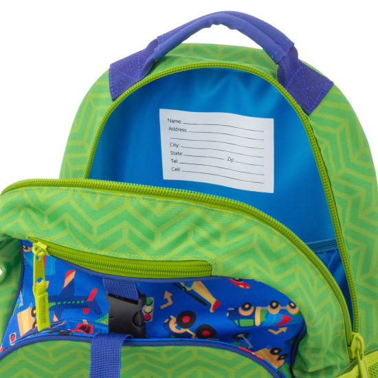 All Over Print Backpack Bag Transportation - Stephen Joseph