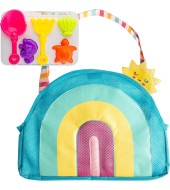 Beach Totes With Sand Toy Play Set - Rainbow