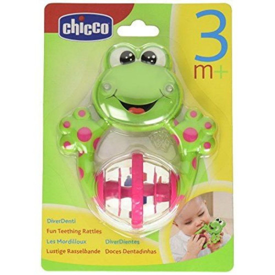 Chicco Fun Teething Rattle Frog