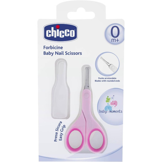 Chicco New Baby Nail Scissors Pink