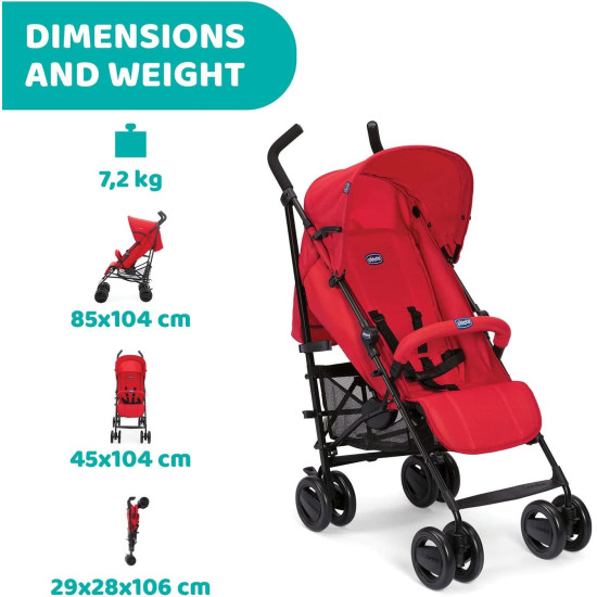 Chicco London Up Stroller Bar - Red