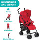 Chicco London Up Stroller Bar - Red