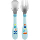 Chicco Metal Cutlery Blue - 18M+