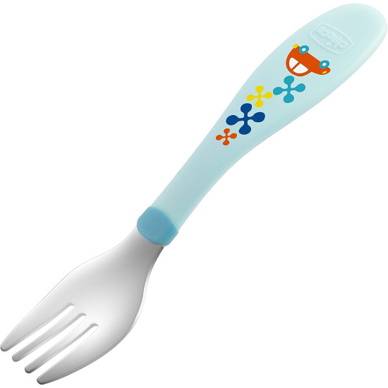 Chicco Metal Cutlery Blue - 18M+