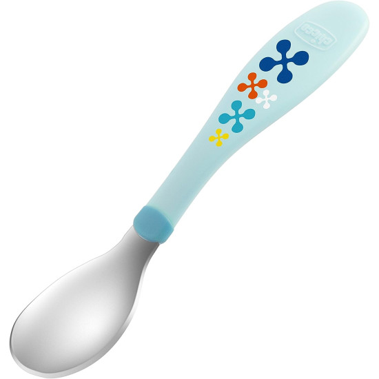 Chicco Metal Cutlery Blue - 18M+