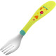 Chicco Metal Cutlery Green -18M+