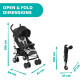 Chicco Echo Stroller with Bumper