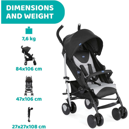 Chicco Echo Stroller with Bumper