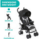 Chicco Echo Stroller with Bumper