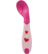 Chicco First Spoon 8M+ - Pink