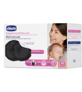 Absorbent Breast Pads 60Pcs Black