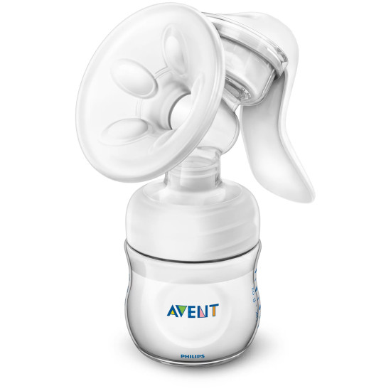 Avent Comfort Manual Breast Pump Stand With Bottle
