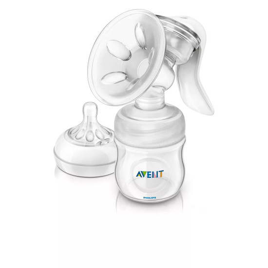 Avent Comfort Manual Breast Pump Stand With Bottle