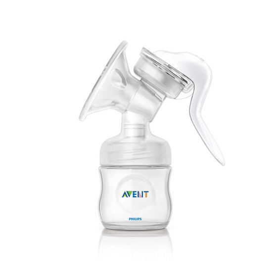 Avent Comfort Manual Breast Pump Stand With Bottle