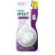 Avent Natural Teats 2 Pcs - 1 Hole 0m+