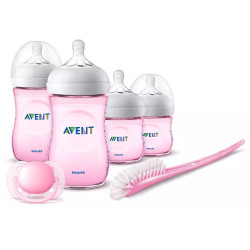 Avent Newborn Natural Starter Set - Pink