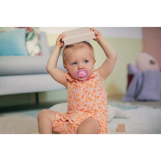 Avent Ultra Soft Pacifiers 2 Pcs 6-18m - Girls