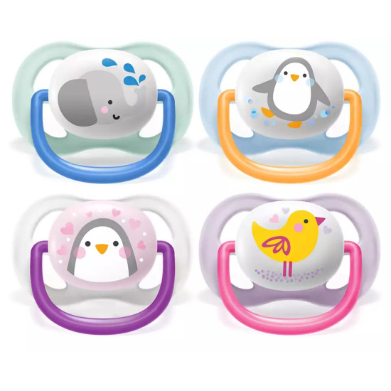 Avent Ultra Soft Pacifiers 0-6m