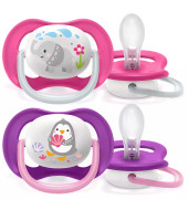 Avent Ultra Air Pacifiers 2 Pcs 6-18m - Animals