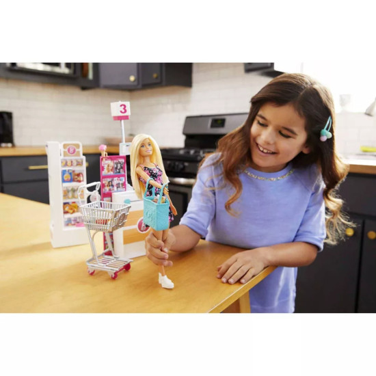 Barbie Supermarket Doll Playset