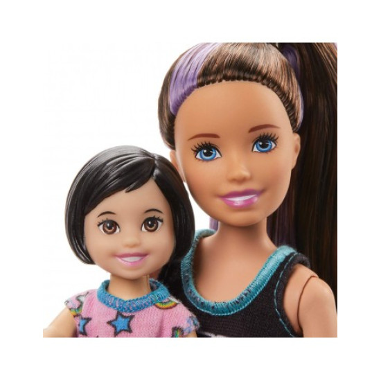 مجموعة باربي سكيبر وجليسة الأطفال - وقت النوم